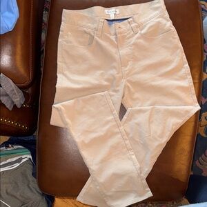 Peter Millar boy’s Cream Straight Leg khakis